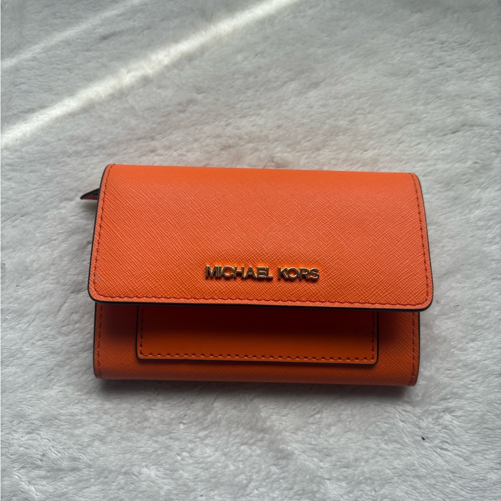 Michael Kors Orange Wallet
